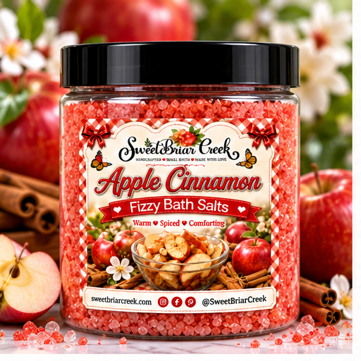 Apple Cinnamon Fizzy Bath Salt Soak