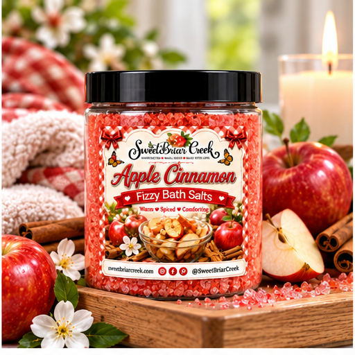 Apple Cinnamon Fizzy Bath Salt Soak