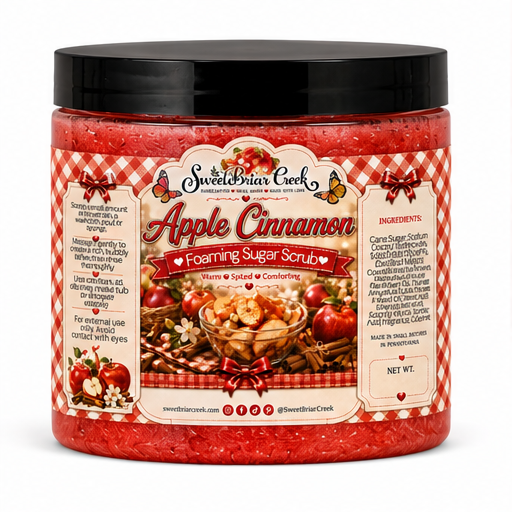 Apple Cinnamon Foaming Sugar Scrub
