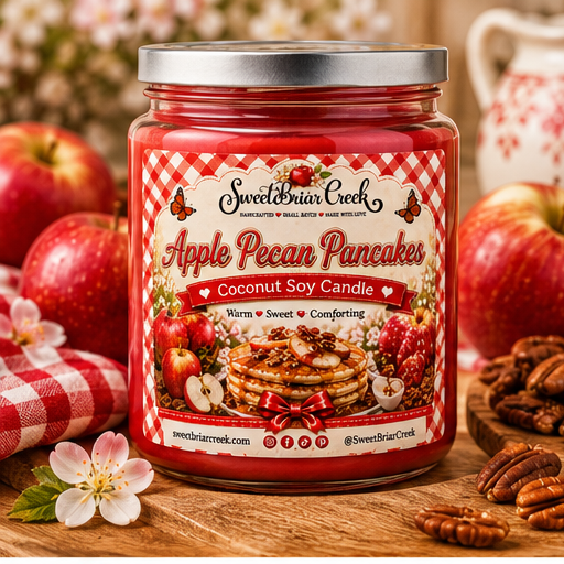 Apple Pecan Pancakes Coconut Soy Candle
