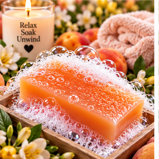 Apricot Freesia Coconut Milk Glycerin Soap