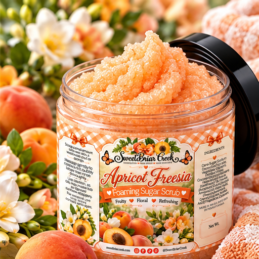 Apricot Freesia Foaming Sugar Scrub