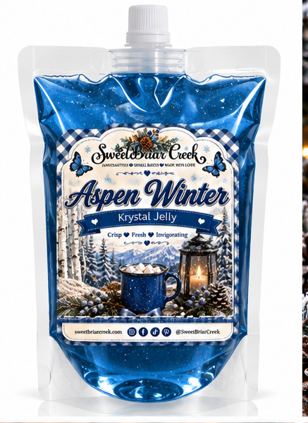 Aspen Winter Krystal Jelly Squeeze for wax warmers.