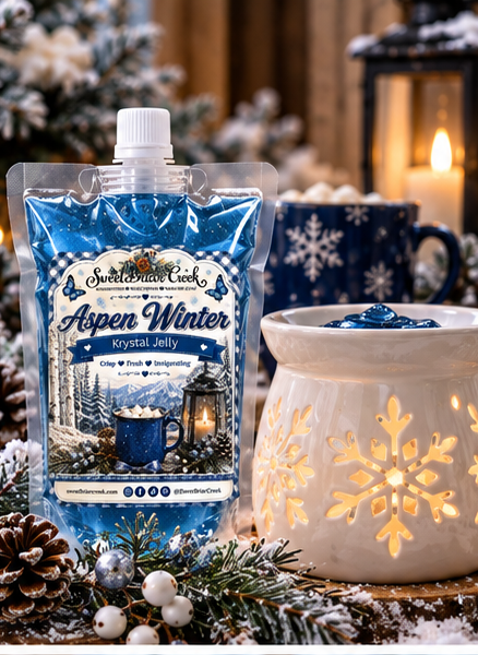 Aspen Winter Krystal Jelly Squeeze for wax warmers.