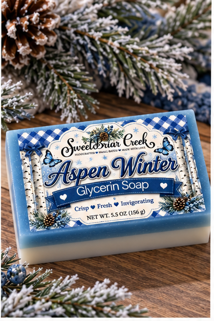 Aspen Winter Coconut Milk Glycerin Soap