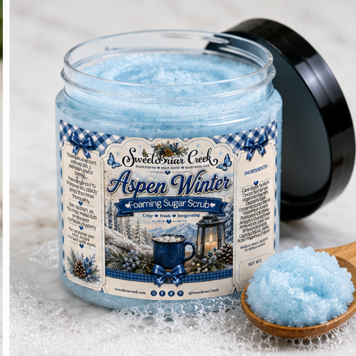 Aspen Winter Foaming Sugar Scrub