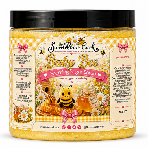 Baby Bee Foaming Sugar Scrub
