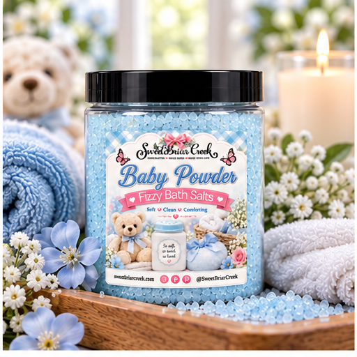 Baby Powder Fizzy Bath Salt Soak