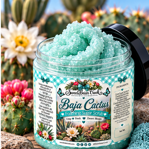 Baja Cactus Foaming Sugar Scrub