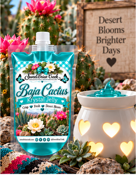 Baja Cactus Krystal Jelly Squeeze for wax warmers