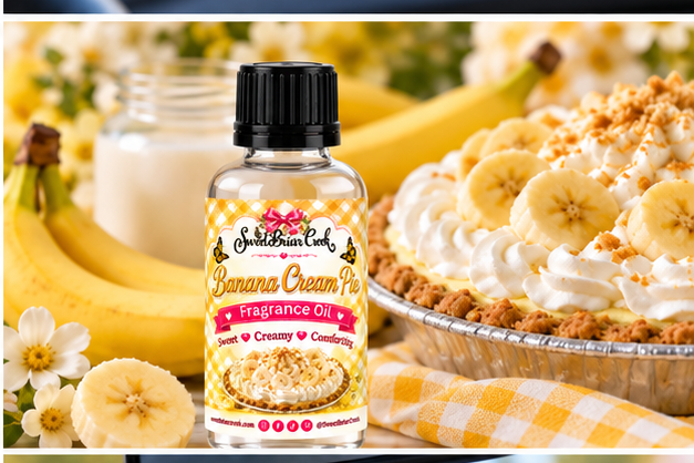 Banana Cream Pie Hanging Car Diffuser & Refills
