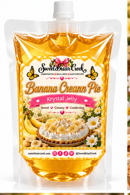 Banana Cream Pie Krystal Jelly Squeeze for wax warmers.