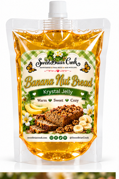 Banana Nut Bread Krystal Jelly Squeeze for wax warmers.