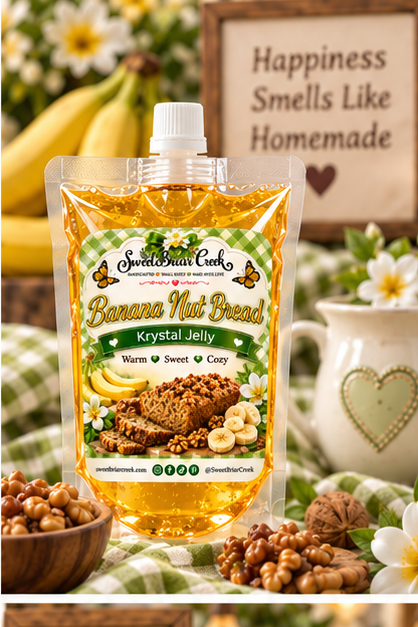 Banana Nut Bread Krystal Jelly Squeeze for wax warmers.