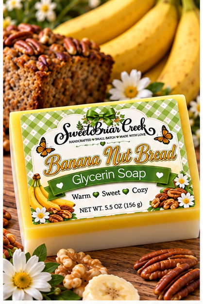 Banana Nut Bread Coconut Milk Glycerin Soap