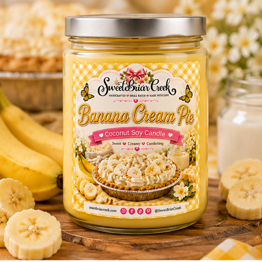Banana Cream Pie Coconut Soy Candle