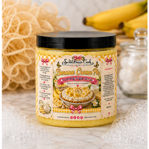 Banana Cream Pie Foaming Sugar Scrub