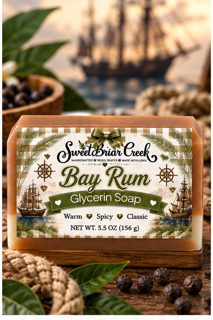 Bay Rum Coconut Milk Glycerin Soap
