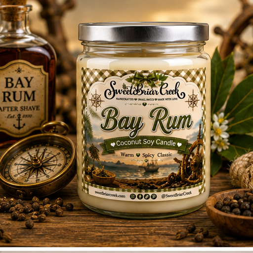 Bay Rum Coconut Soy Candle