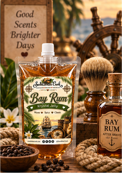 Bay Rum Krystal Jelly Squeeze for wax warmers
