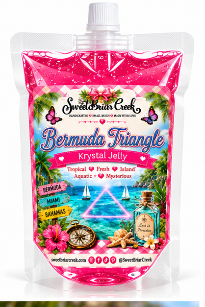 Bermuda Triangle Krystal Jelly Squeeze for wax warmers.