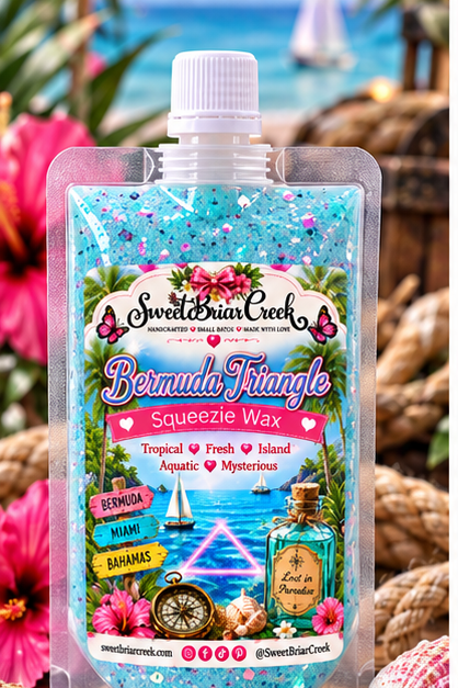 Bermuda Triangle Squeezie Wax + Scoopable melts for Waxwarmer