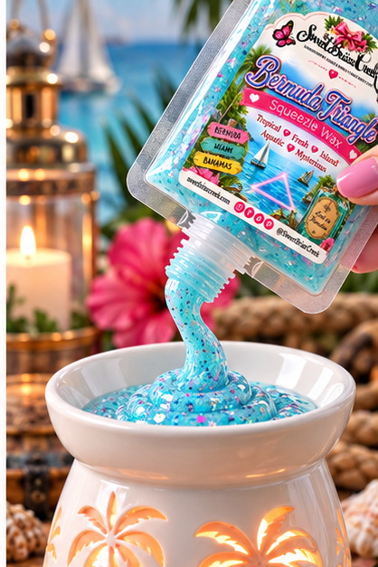 Bermuda Triangle Squeezie Wax + Scoopable melts for Waxwarmer