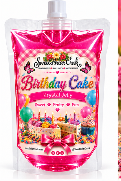 Birthday Cake Krystal Jelly Squeeze for wax warmers.