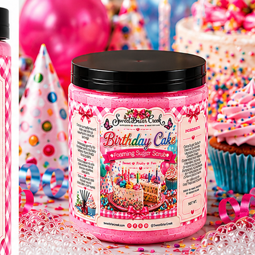 Birthday Cake Foaming Sugar Scrub