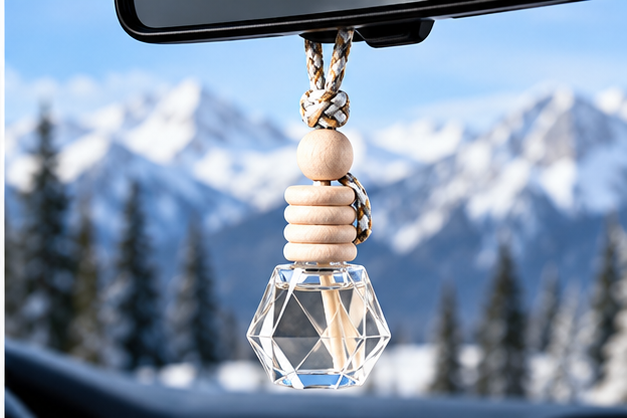 Black as Ice Hanging Car Diffuser & Refills