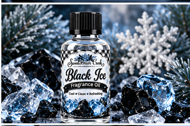 Black as Ice Hanging Car Diffuser & Refills