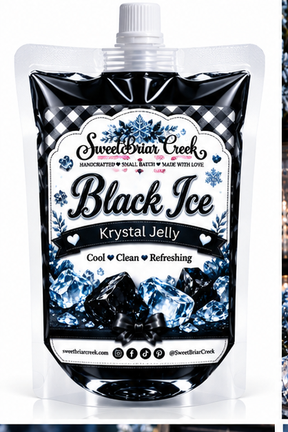 Black Ice Krystal Jelly Squeeze for wax warmers