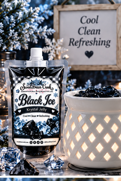 Black Ice Krystal Jelly Squeeze for wax warmers