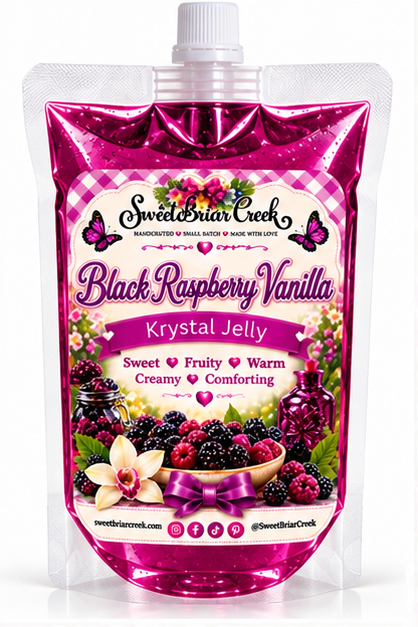 Black Raspberry Vanilla Krystal Jelly Squeeze for wax warmers.