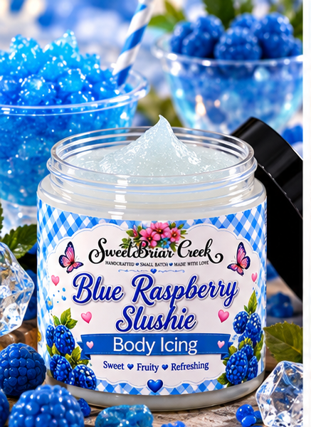 Blue Raspberry Slushie Body Icing