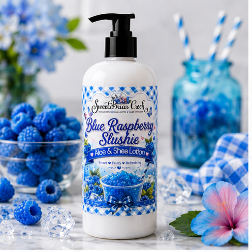 Blue Raspberry Slushie Shea & Aloe Body Lotion