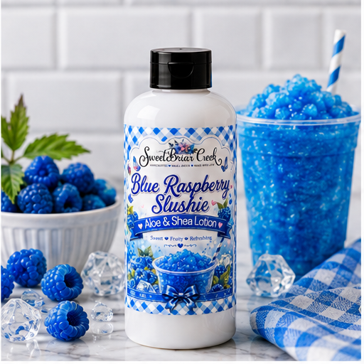 Blue Raspberry Slushie Shea & Aloe Body Lotion