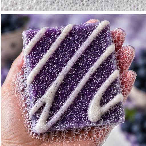 Blueberry Jam Bubbly Scrub Body Bars