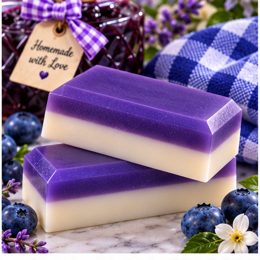 Blueberry Jam Coconut Milk Glycerin Soap