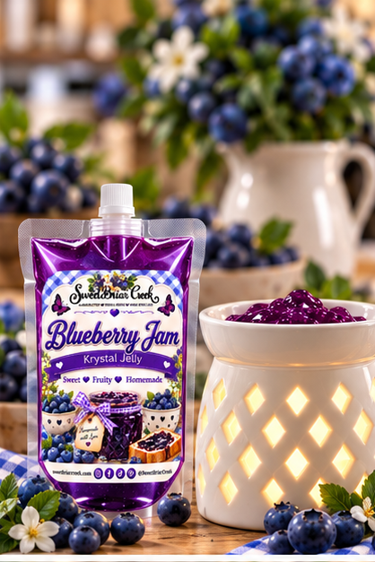 Blueberry Jam Krystal Jelly Squeeze for wax warmers.