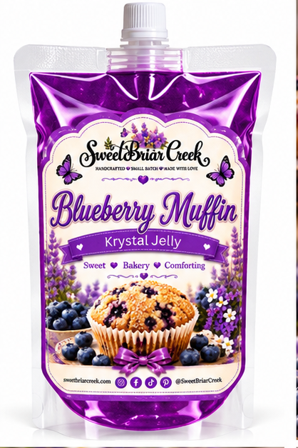 Blueberry Muffin Krystal Jelly Squeeze for wax warmers.