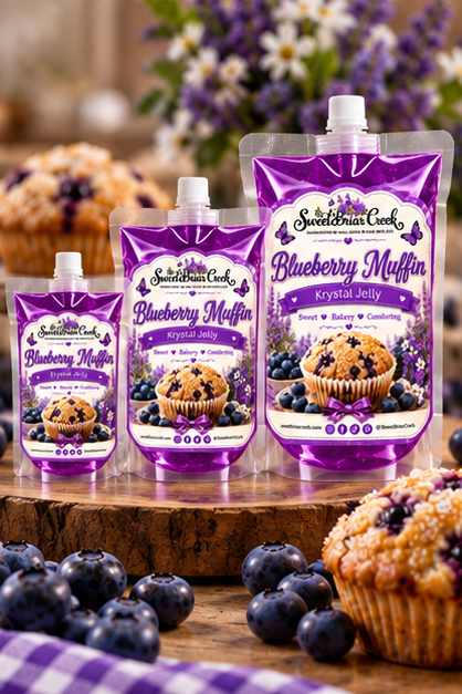 Blueberry Muffin Krystal Jelly Squeeze for wax warmers.