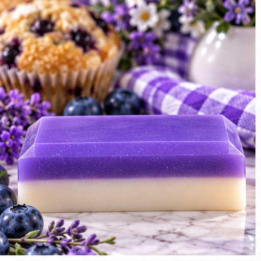 Blueberry Muffin Coconut Milk Glycerin Soap