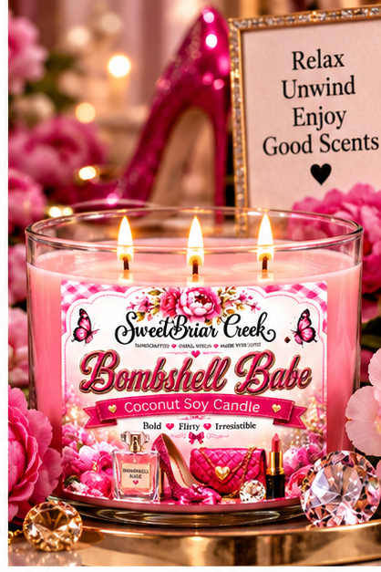 Bombshell Babe Coconut Soy Candle