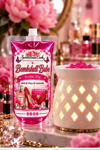 Bombshell Babe Krystal Jelly Squeeze for wax warmers