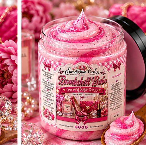 Bombshell Babe Foaming Sugar Scrub