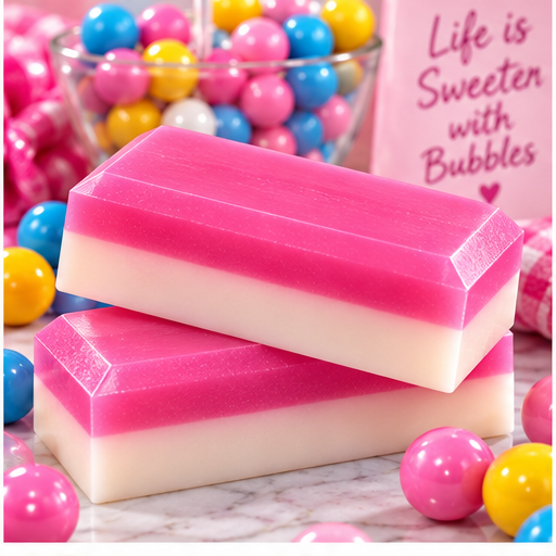 Bubblegum Coconut Milk Glycerin Soap