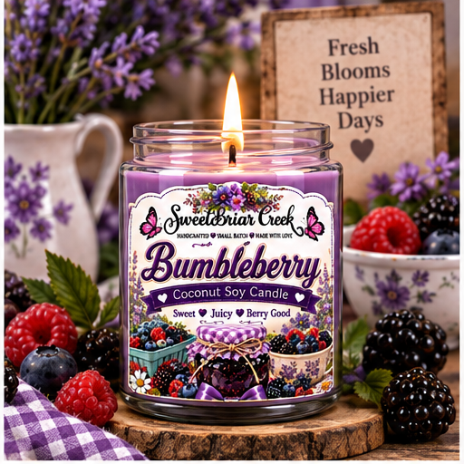 Bumbleberry Coconut Soy Candle