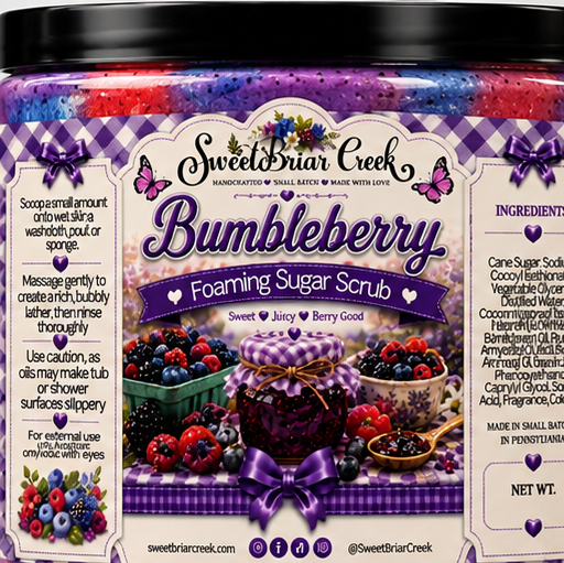 Bumbleberry Foaming Sugar Scrub