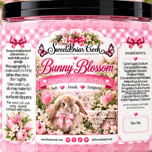 Bunny Blossom Foaming Sugar Scrub
